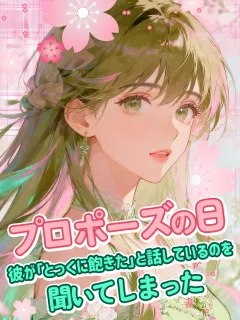 プロポーズの日、彼が「とっくに飽きた」と話しているのを聞いてしまった