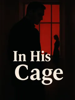 In his cage