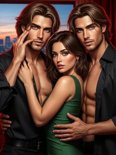 Alpha Twins' Mate's broken Human